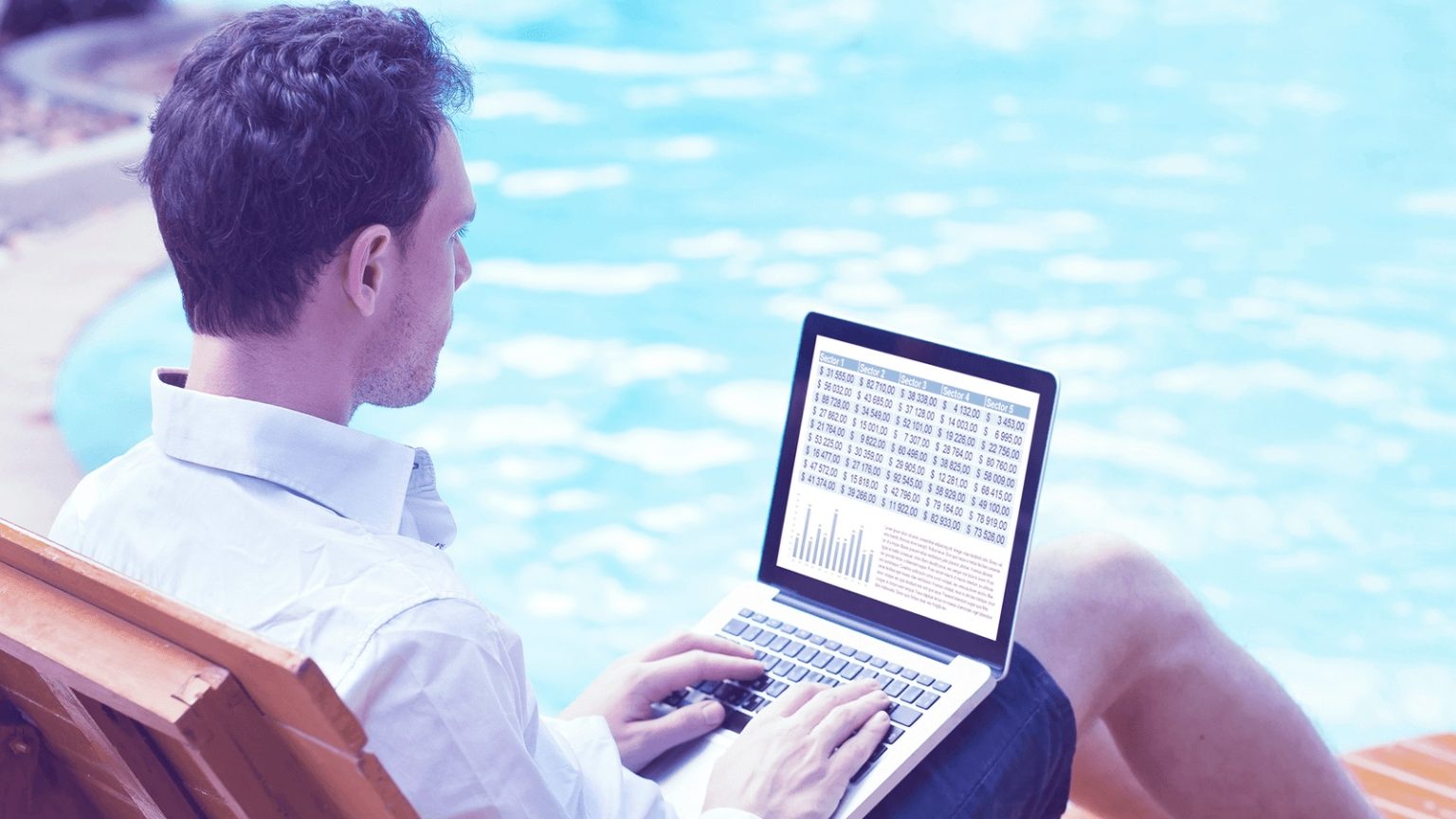 trabalho remoto e viagens constantes