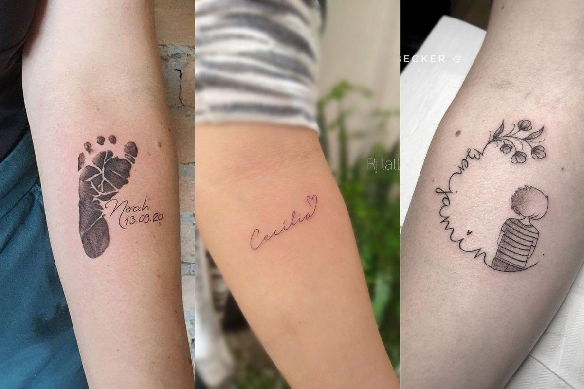 Nome E Data De Nascimento Tatuagem