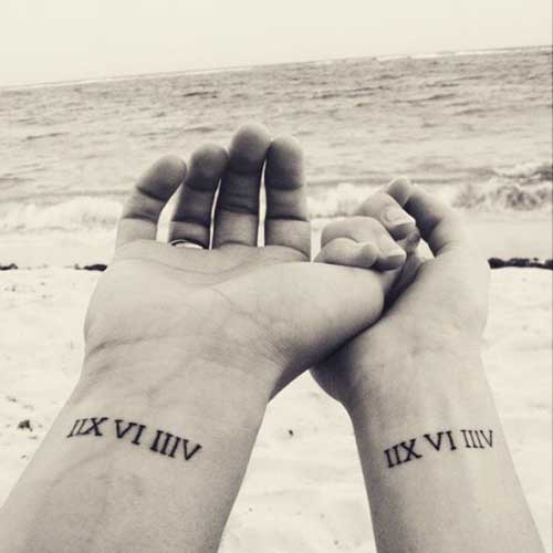 tatuagem nome e data vs. tatuagem apenas nome