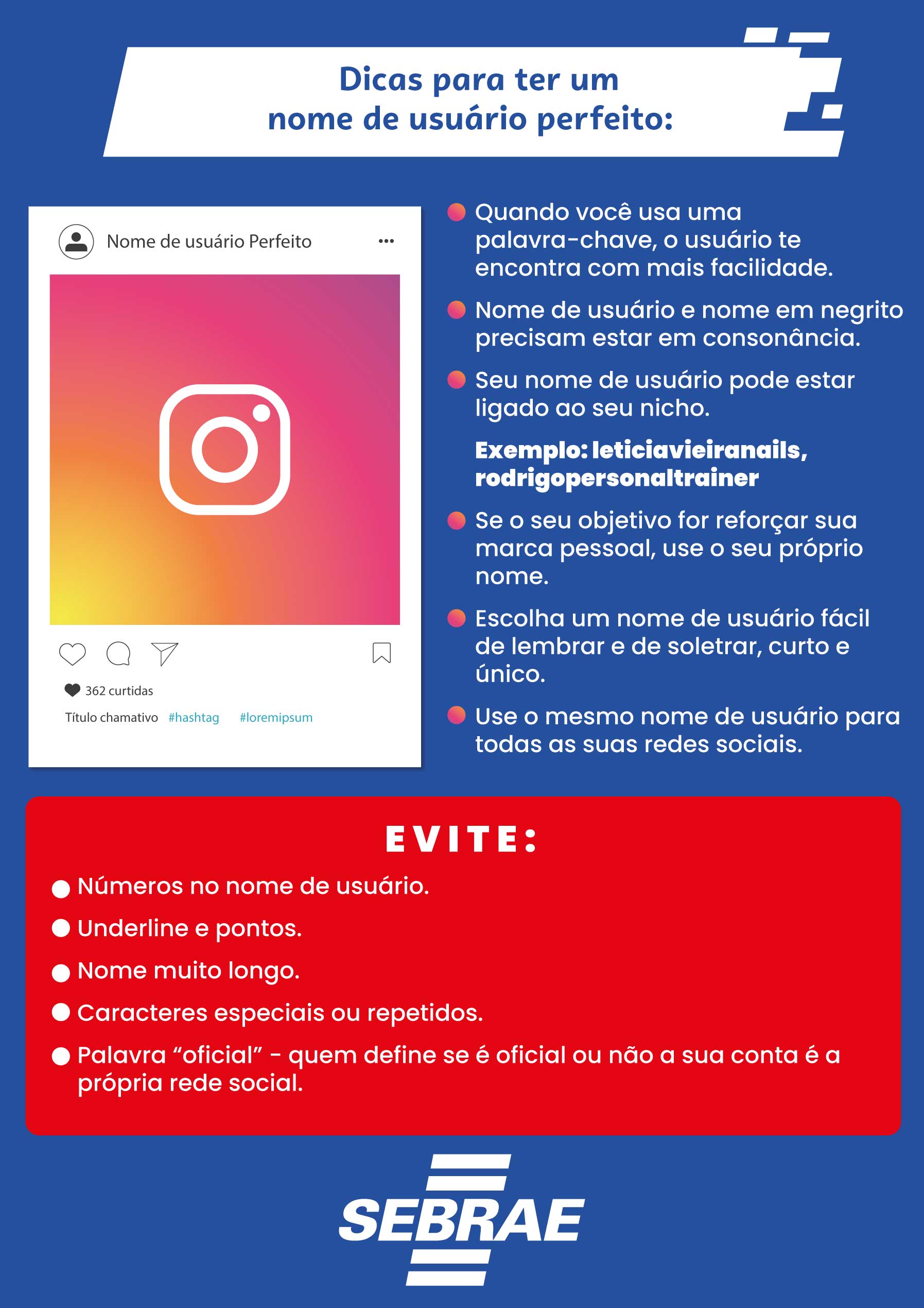 nome instagram marketing digital marca pessoal ou empresa