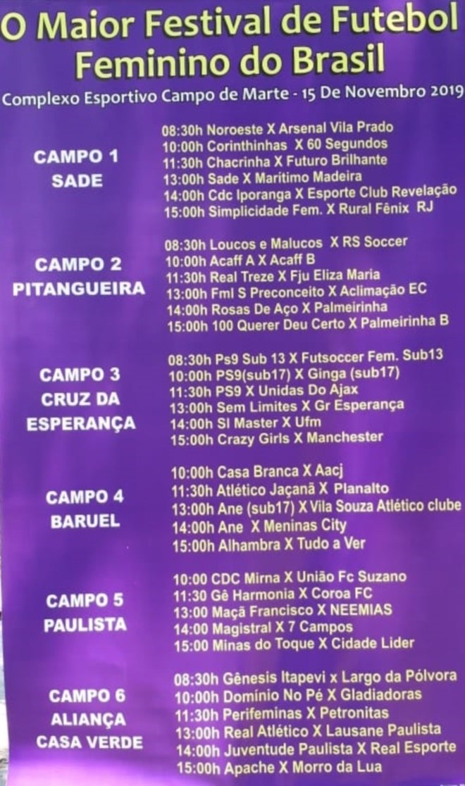 melhores nomes de times de várzea
