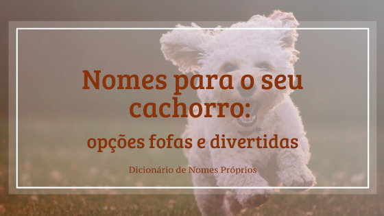 nomes de cachorros com Y e significado