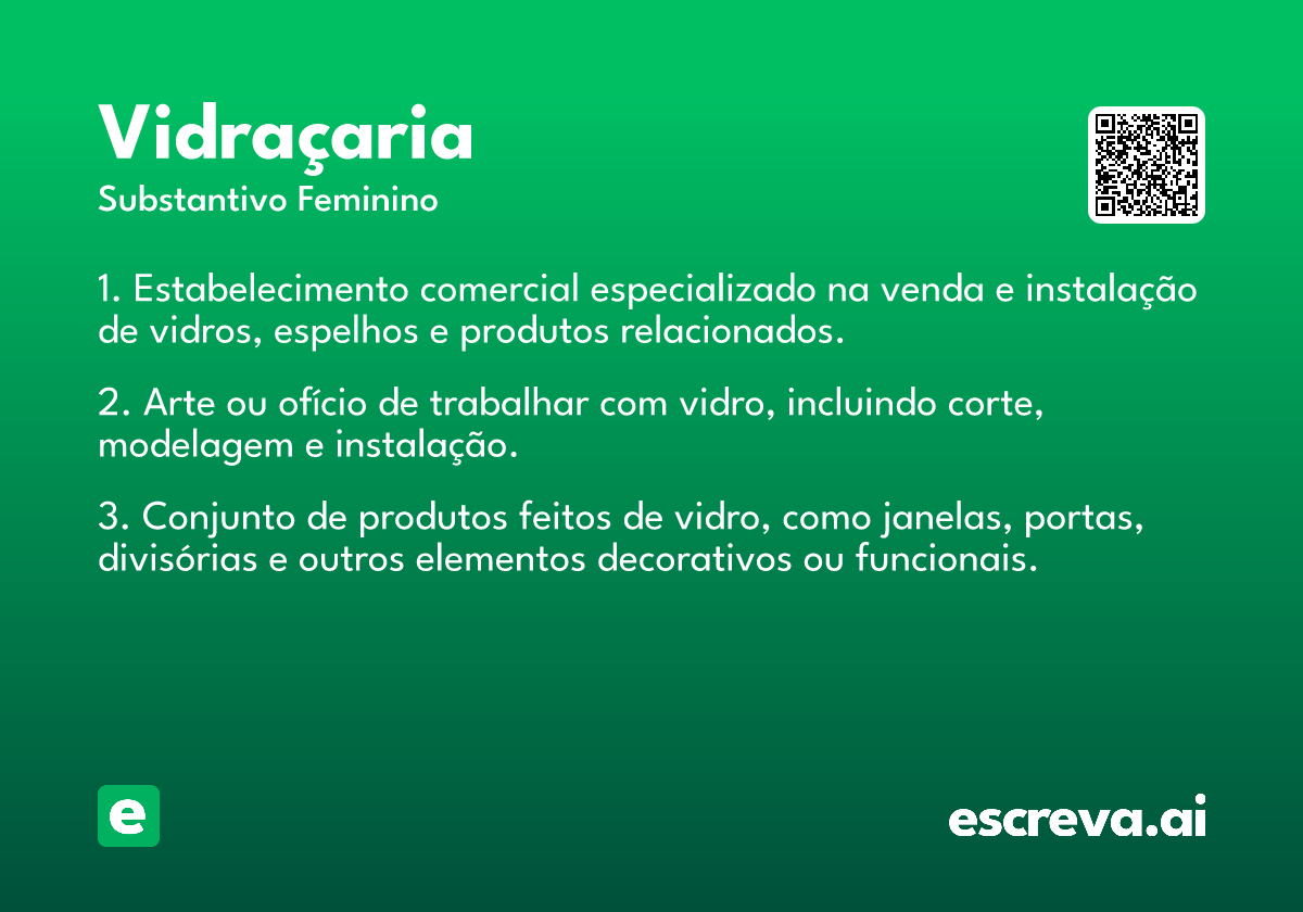 nomes para vidraçaria