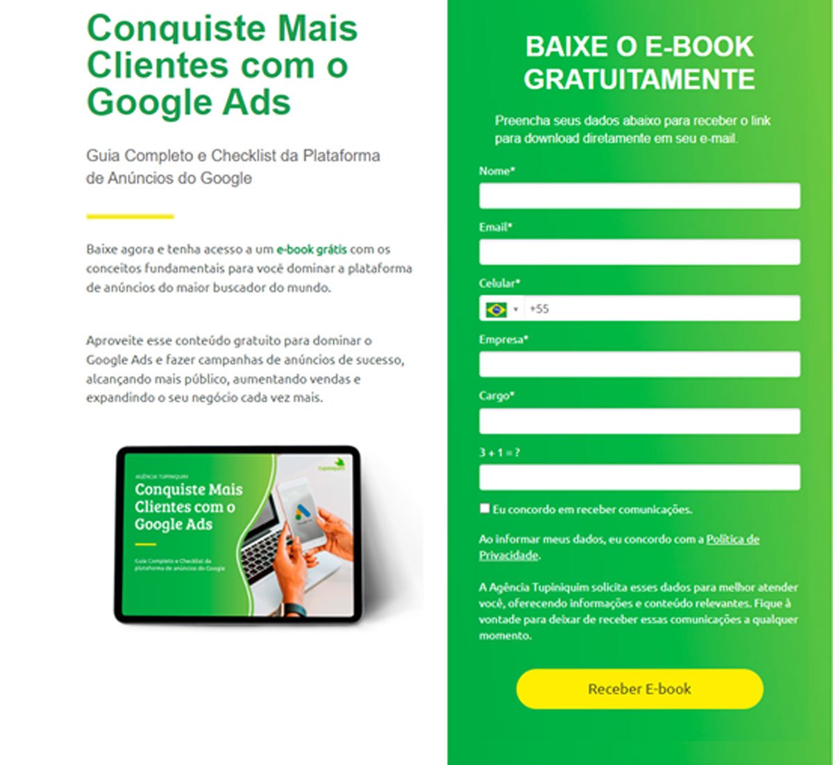 o que é landing page no marketing digital