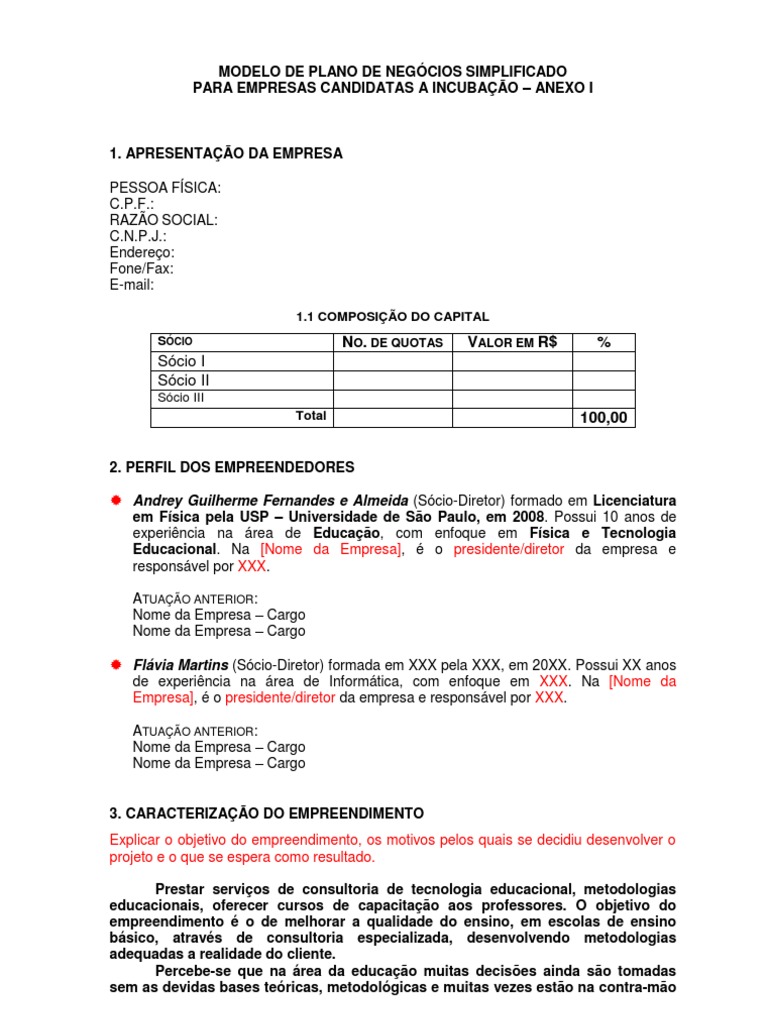 erros comuns ao fazer um plano de negócios simplificado