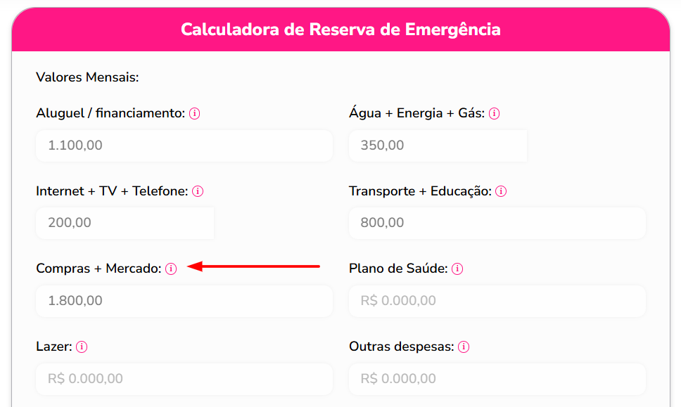 como montar uma reserva de emergência passo a passo