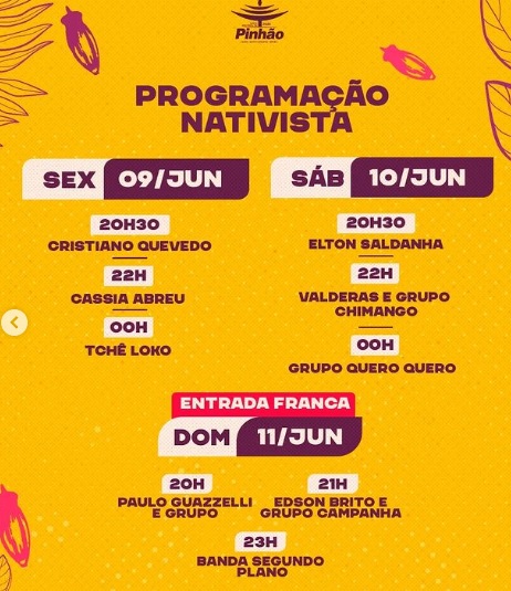 pontos turísticos Lages durante a festa