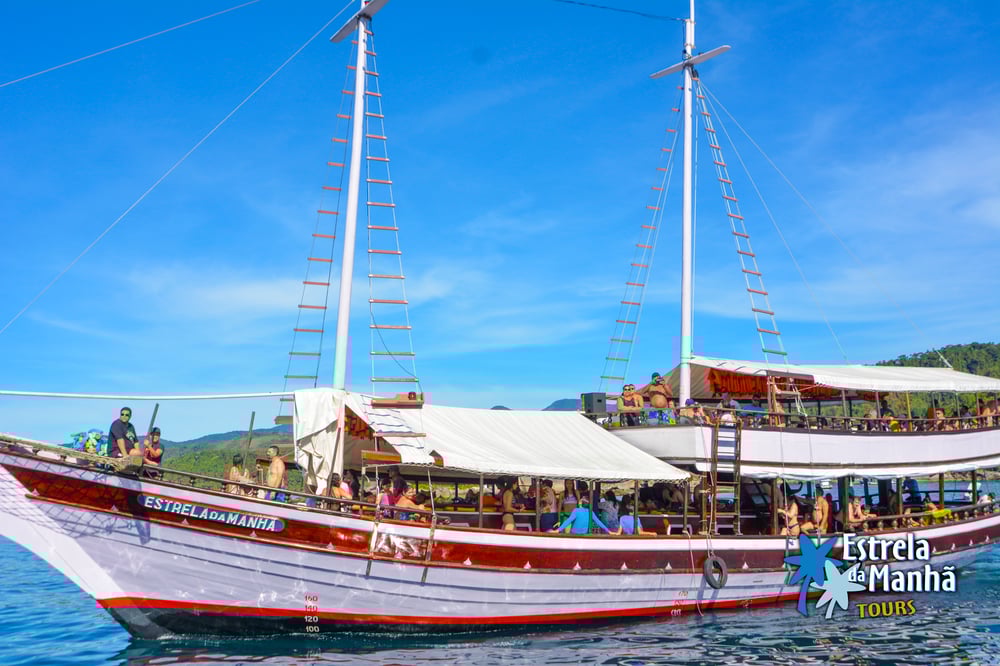 melhores ilhas para visitar em passeio de escuna paraty