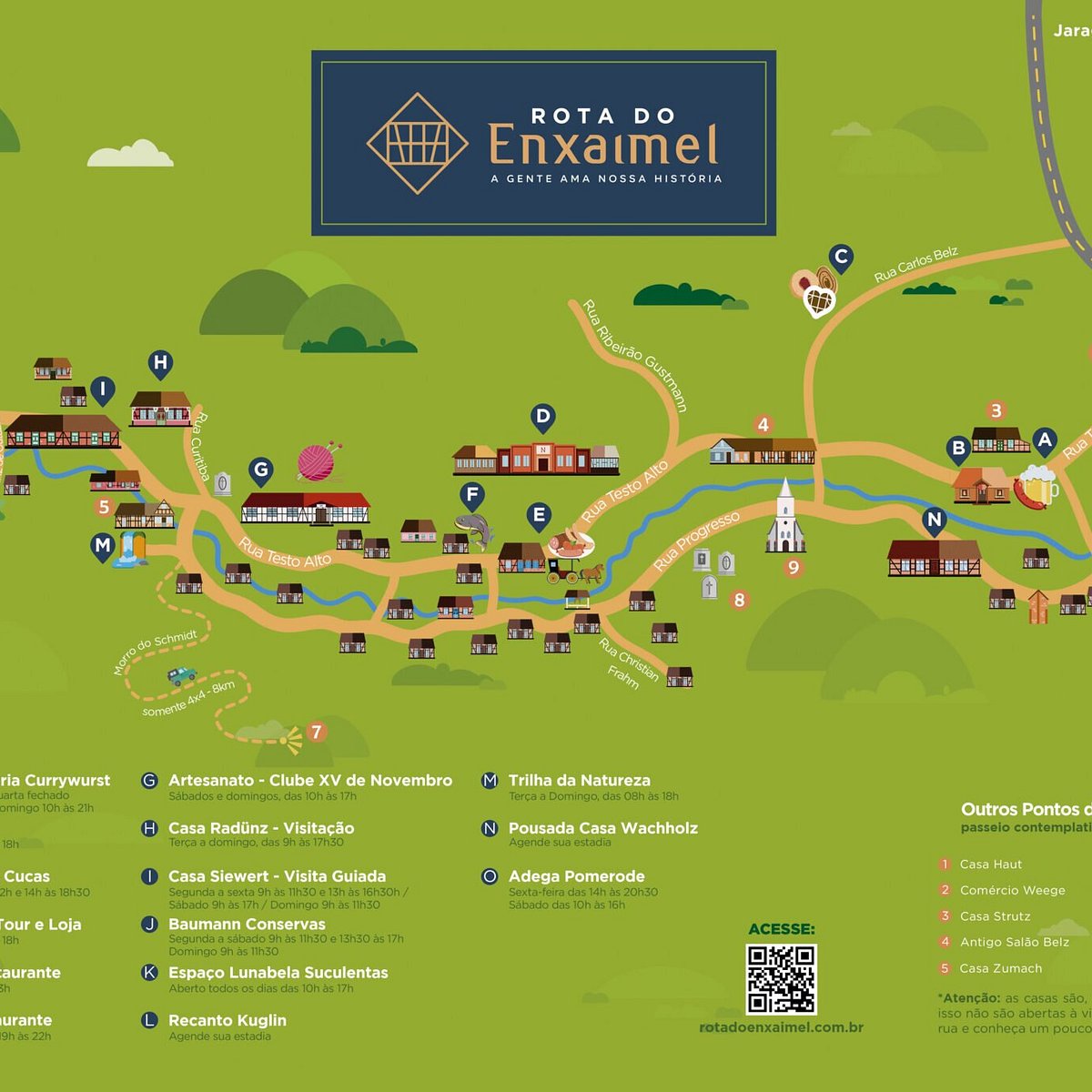 o que fazer em pomerode rota do enxaimel