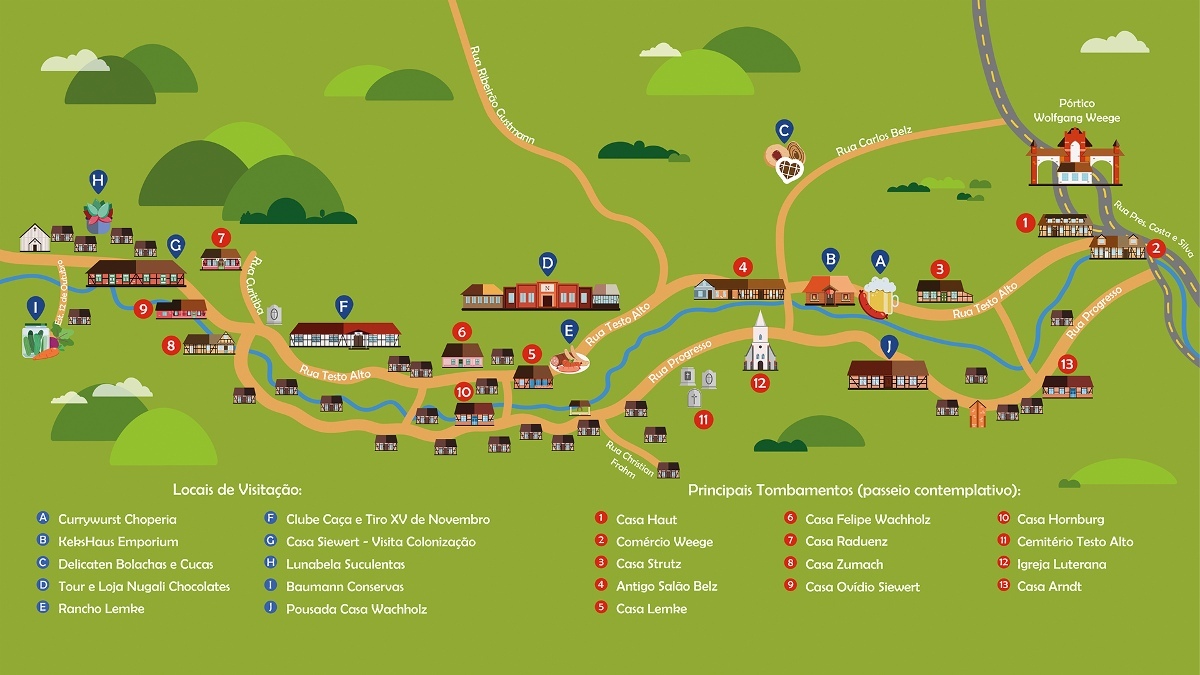 Roteiro de 1 dia na Rota do Enxaimel