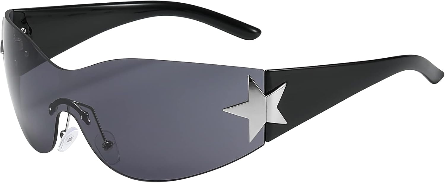 Óculos Y2K para dia a dia
