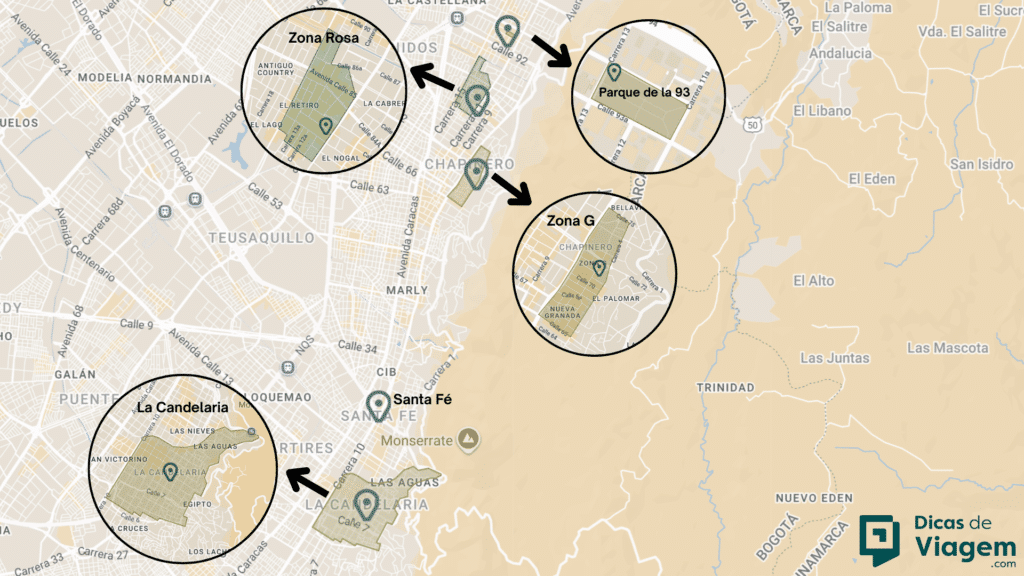 Roteiro de 3 dias em Bogotá: O que fazer na Zona Rosa e La Candelaria