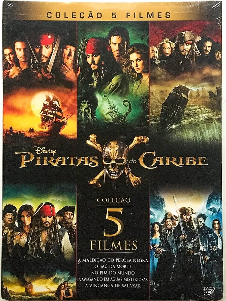 ordem cronológica completa filmes piratas do caribe