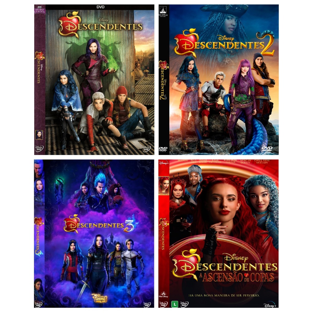 descendentes 1 2 3 4 5 ordem