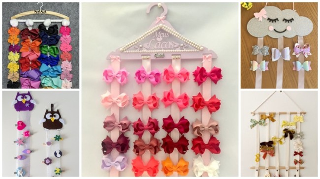 organizador de tiaras vs. painel de feltro para cabelo infantil