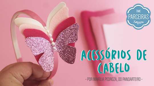 organização de acessórios de cabelo infantil