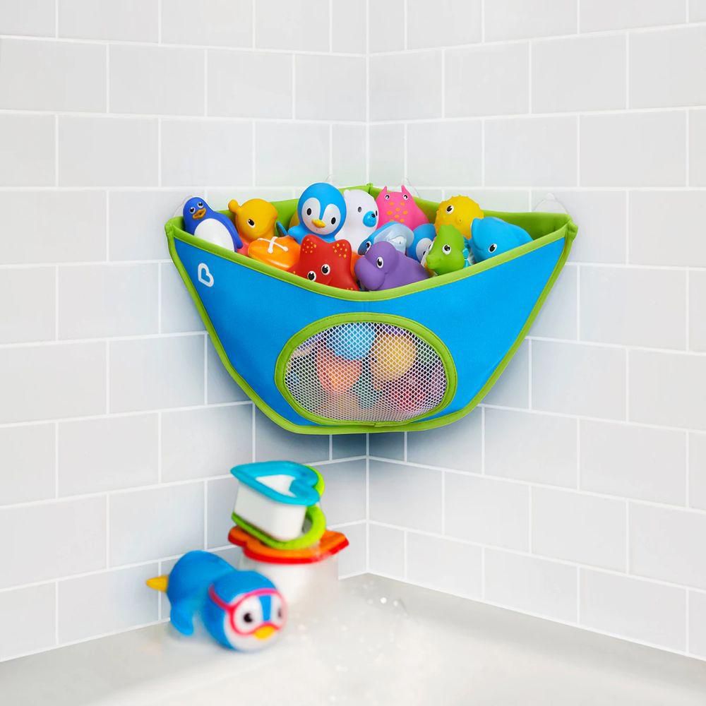 diy organizador brinquedos banho