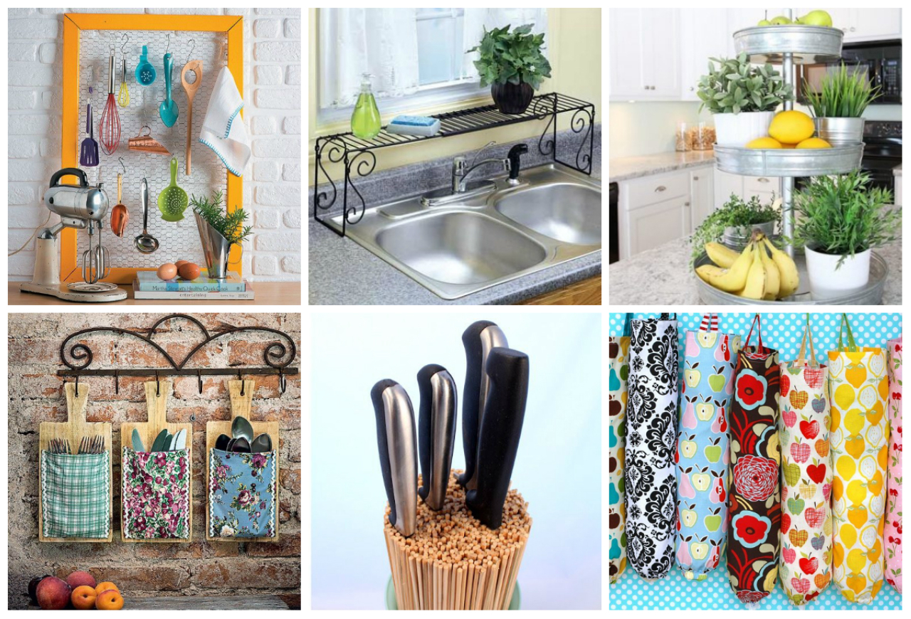 organização de formas e assadeiras na cozinha