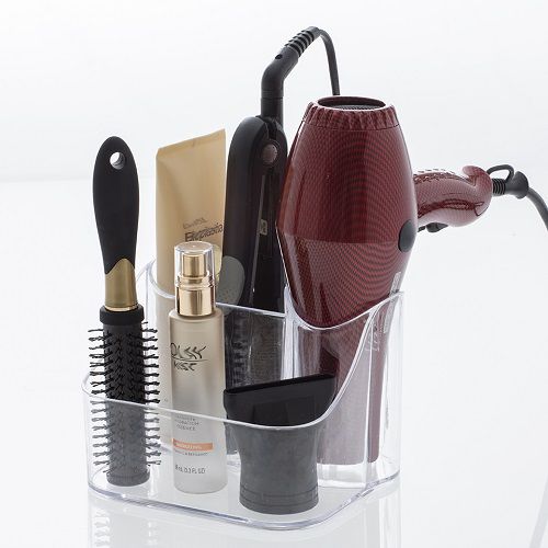 organização de itens de cabelo (secador e chapinha)