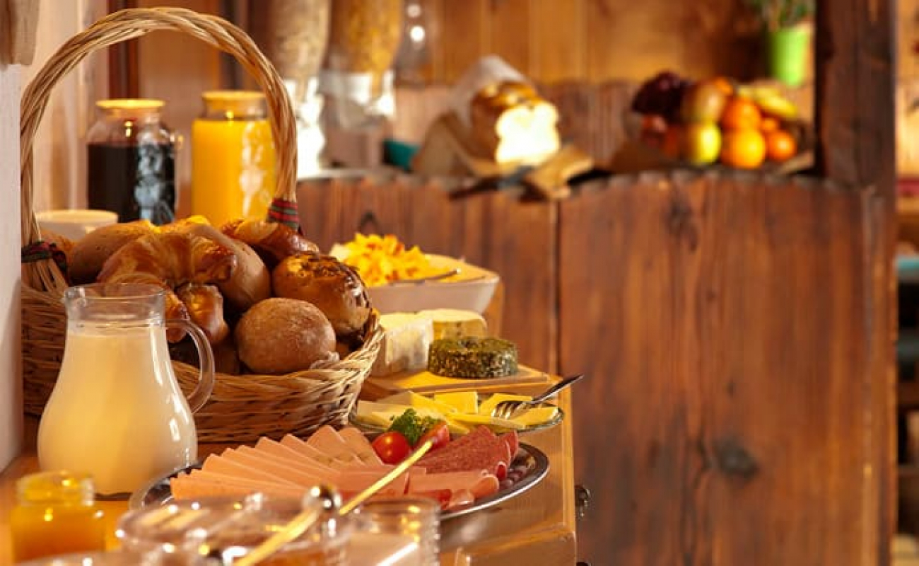 organização de cozinha para café da manhã