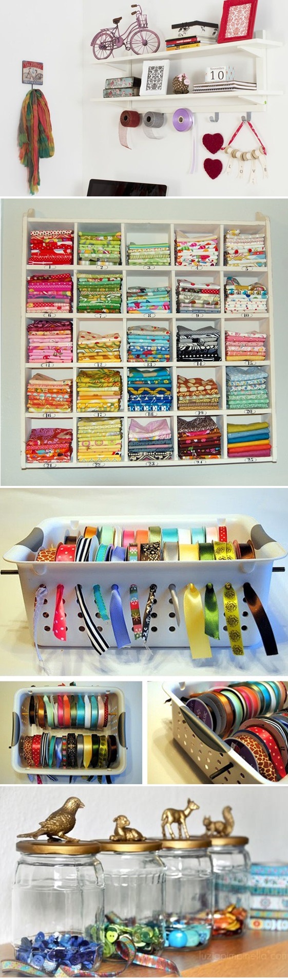 Dicas de armazenamento para artesãos