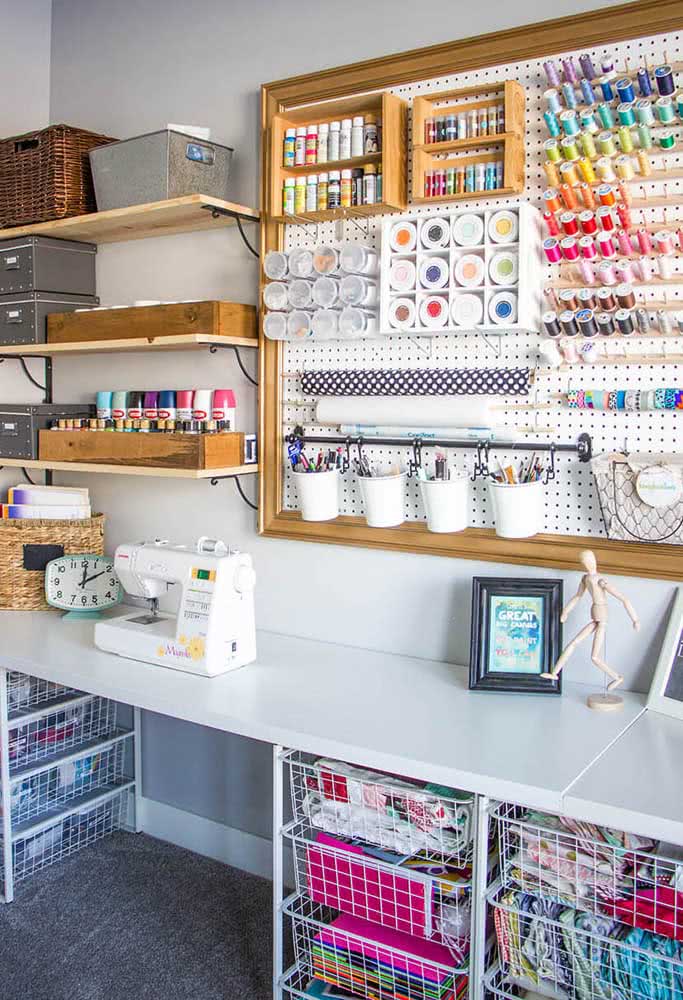 5 ideias para organizar seu espaço de costura