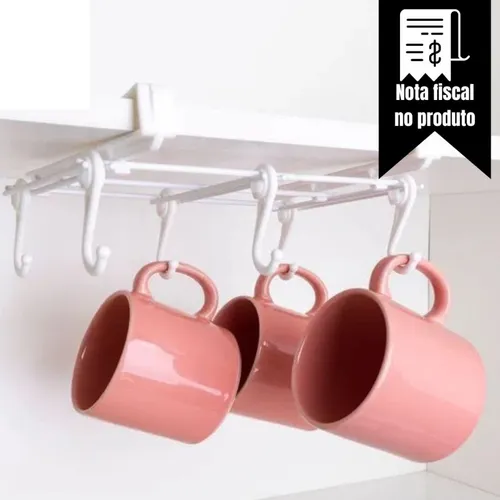 ideias de organização para cantinho do café com ganchos