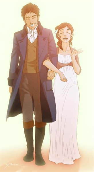 desenho minimalista pride and prejudice