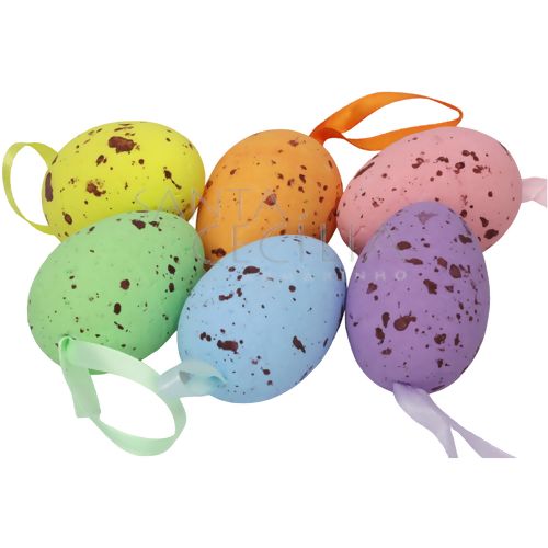 ovos de páscoa de isopor decorados