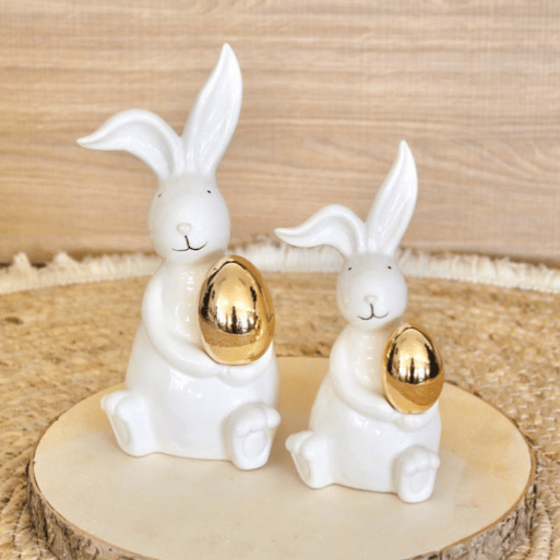 ovos de páscoa decorativos de cerâmica