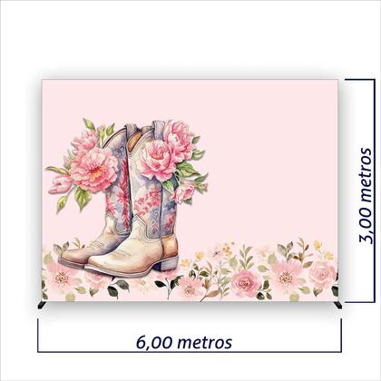 painel country floral