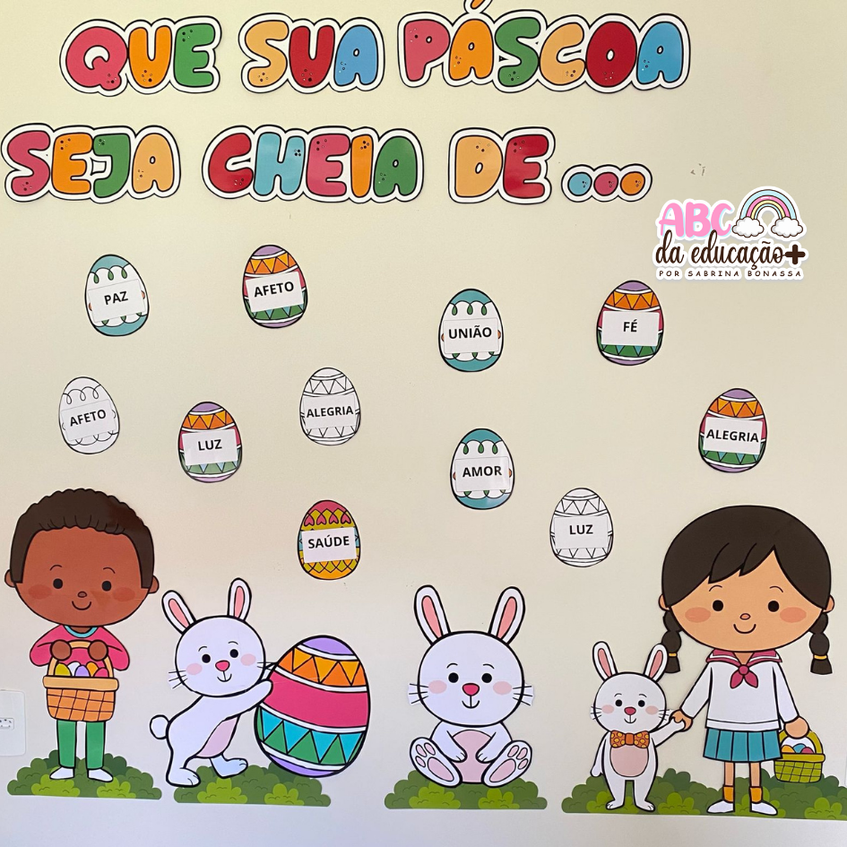 5 Ideias Criativas de Painéis de Páscoa para Sala de Aula