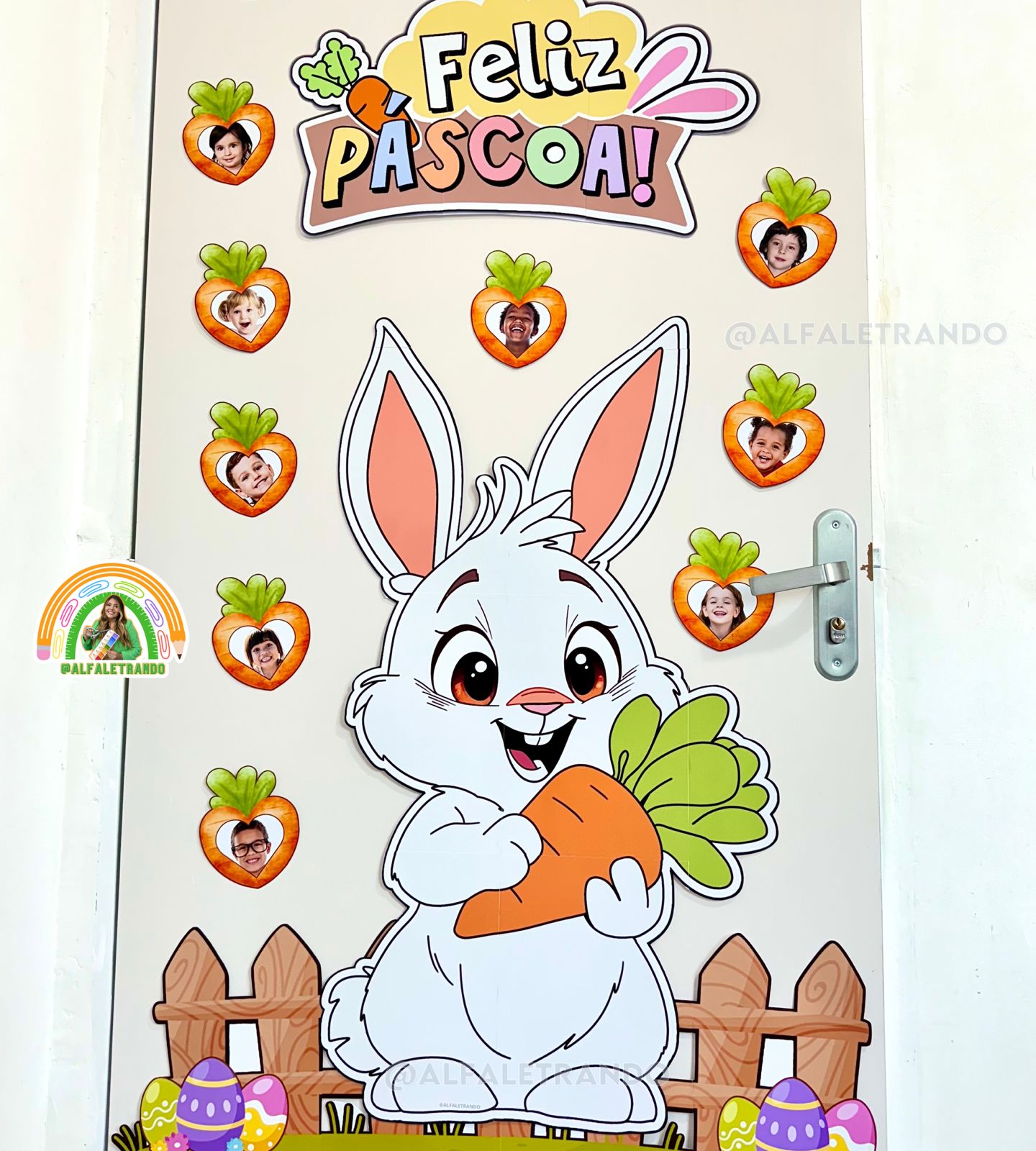 Materiais Econômicos para Criar seu Painel de Páscoa Escolar