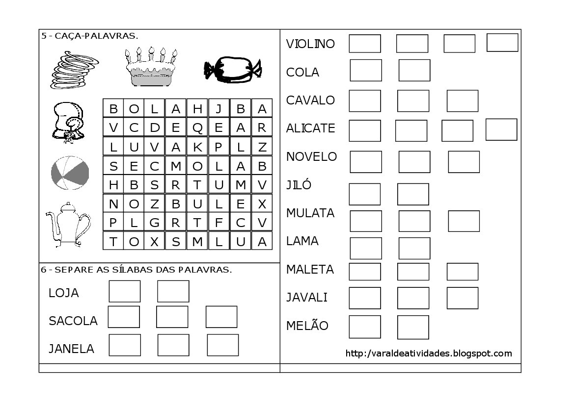exemplos de palavras com l no final da sílaba