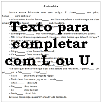som do l no final da sílaba