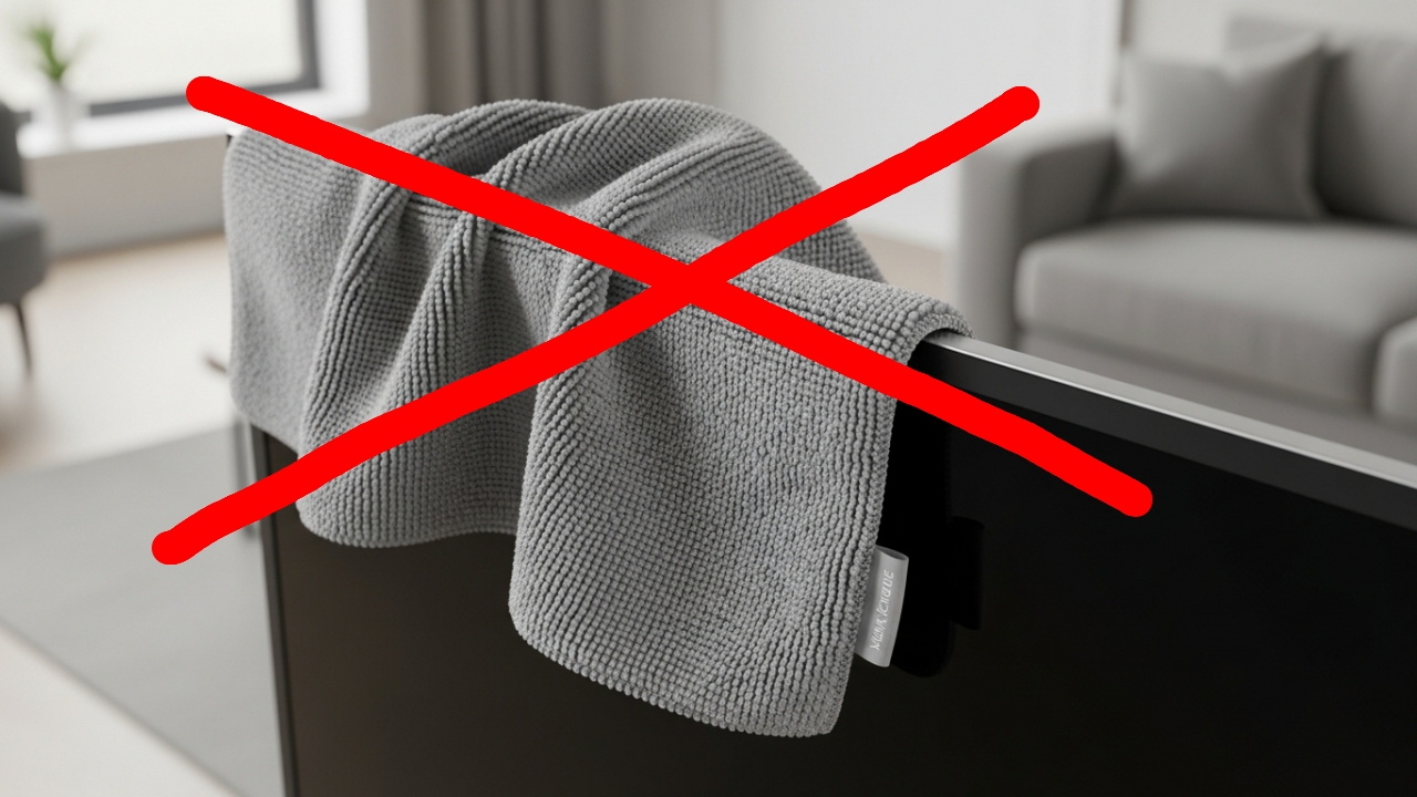 pano microfibra vs pano comum para limpar tv