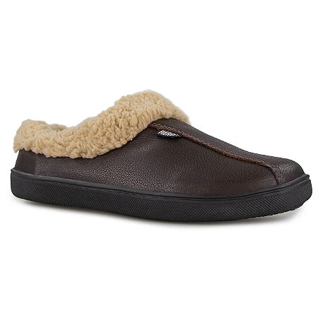 pantufa gramado fiero couro camurça café características