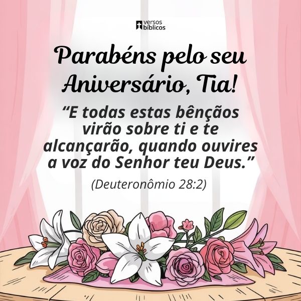 mensagem para tia especial