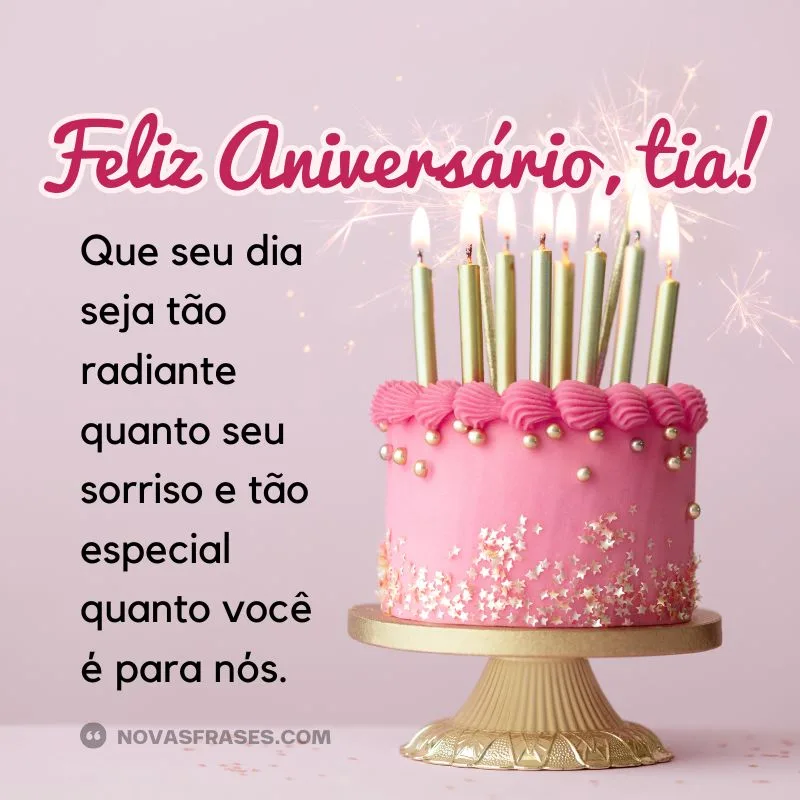desejo de aniversário para tia