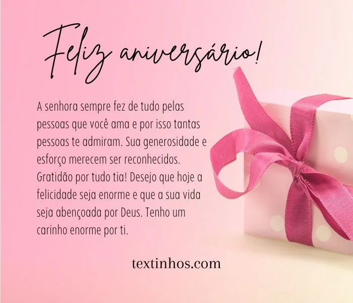 mensagens religiosas para tia