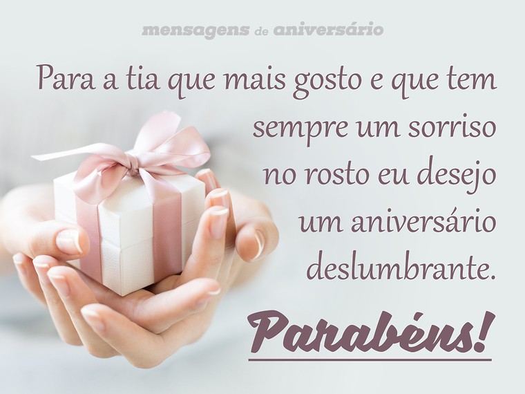 texto longo para tia de aniversário
