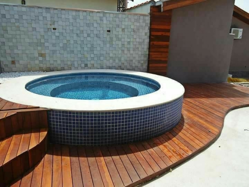 deck para piscina preço m2