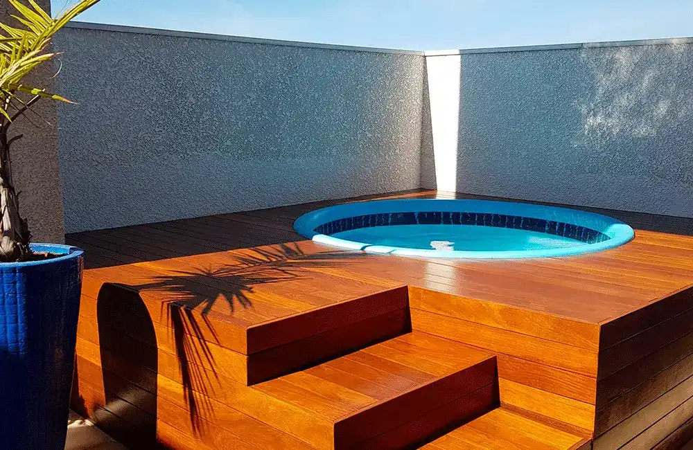 deck para piscina