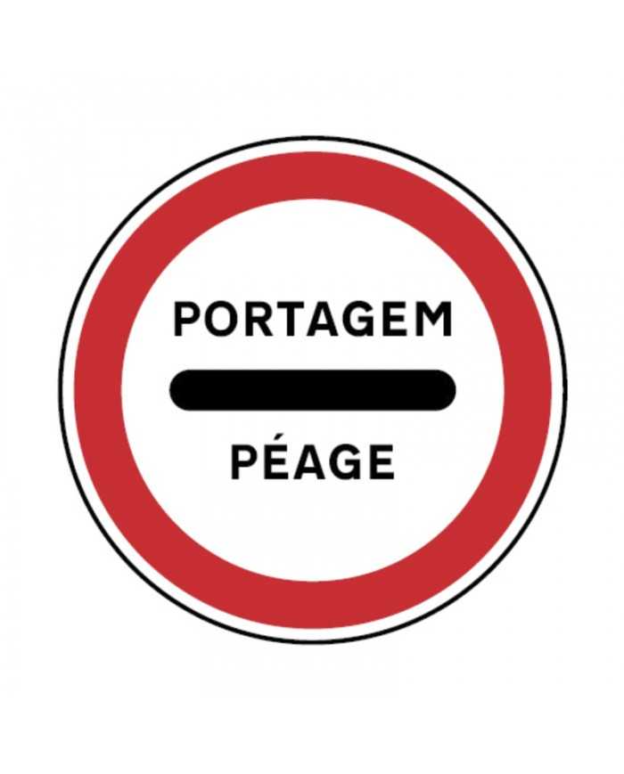 placa de parada obrigatória alfândega