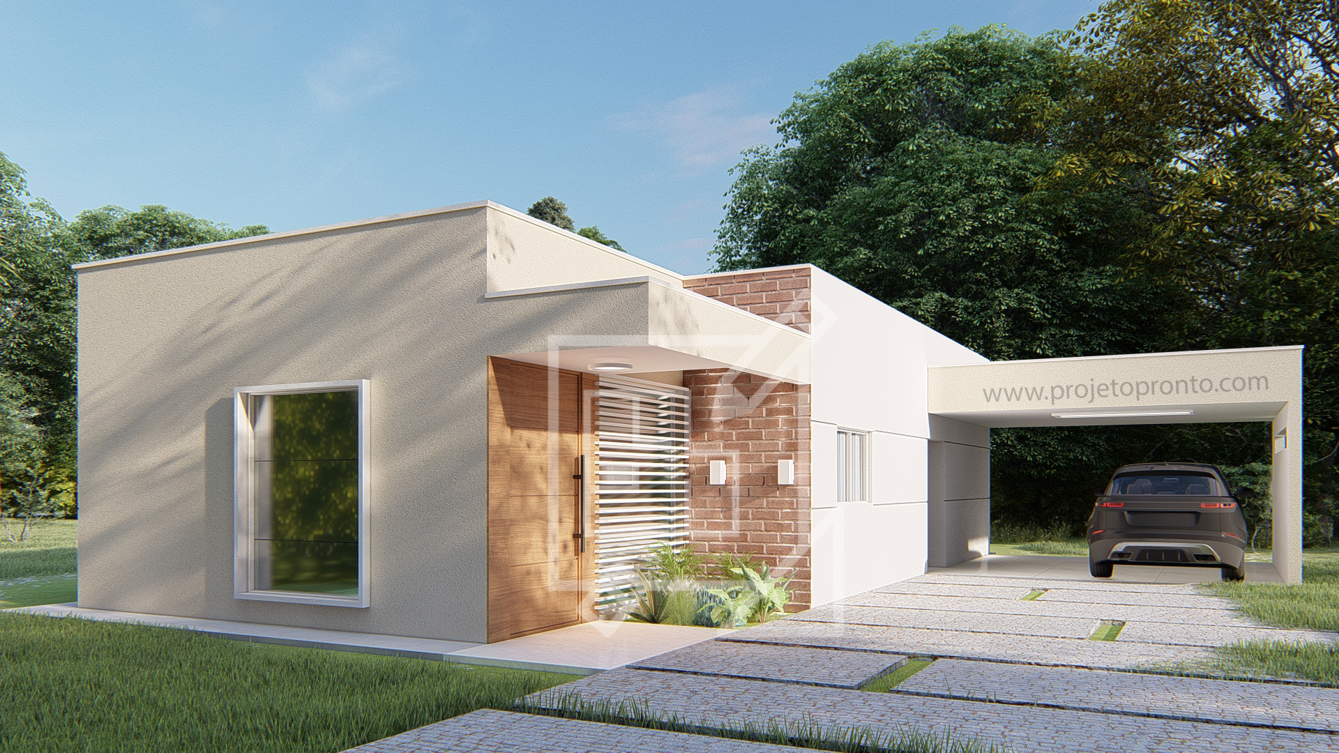 planta de casa popular 2 quartos