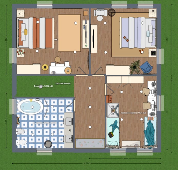 projeto de casa 2 quartos econômico