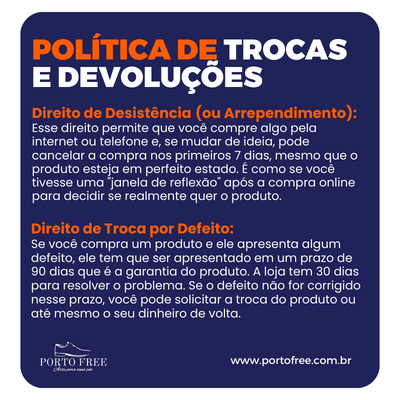 política de troca e devolução