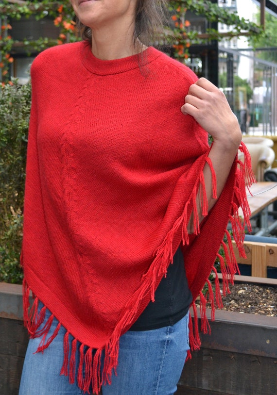 poncho peruano com manga