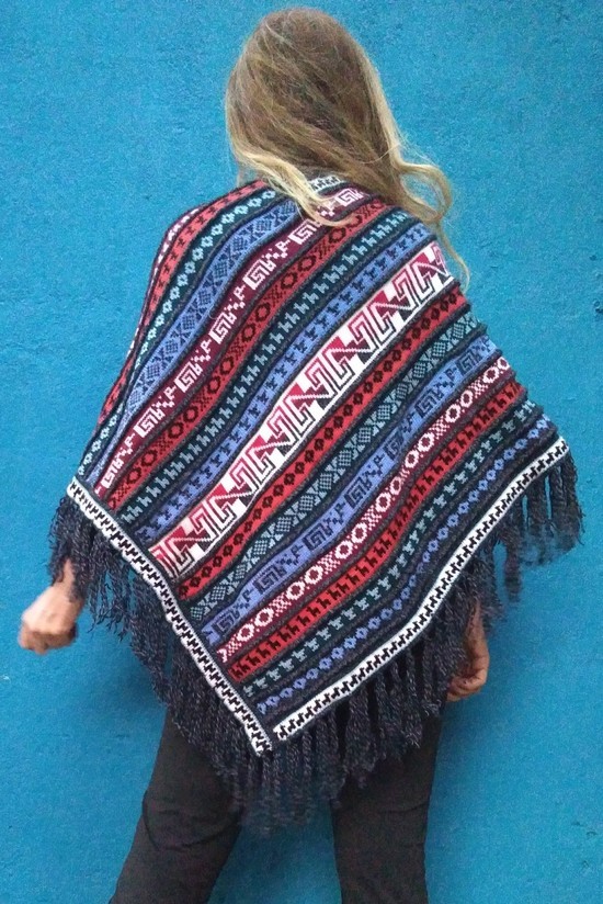poncho peruano neutro