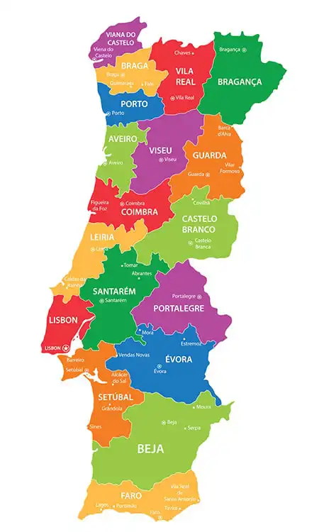 portugal mapa